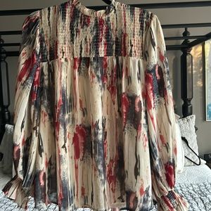 Ladies Watercolor Blouse by Entro size M